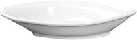 Gusto Dipschale 11X6 Cm – Elegante Schale In Blattform Aus Porzellan In Weiss