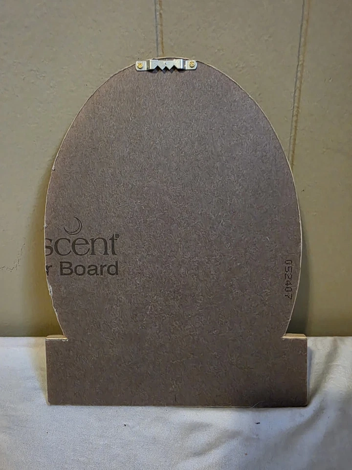 Sierra de pergamino madera recortada ángel con porta llaves lista para hacer manualidades Foto 4 de 4