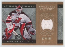 2007-08 Upper Deck Artifacts Treasured Swatches 023/299 Martin Brodeur Jersey 1