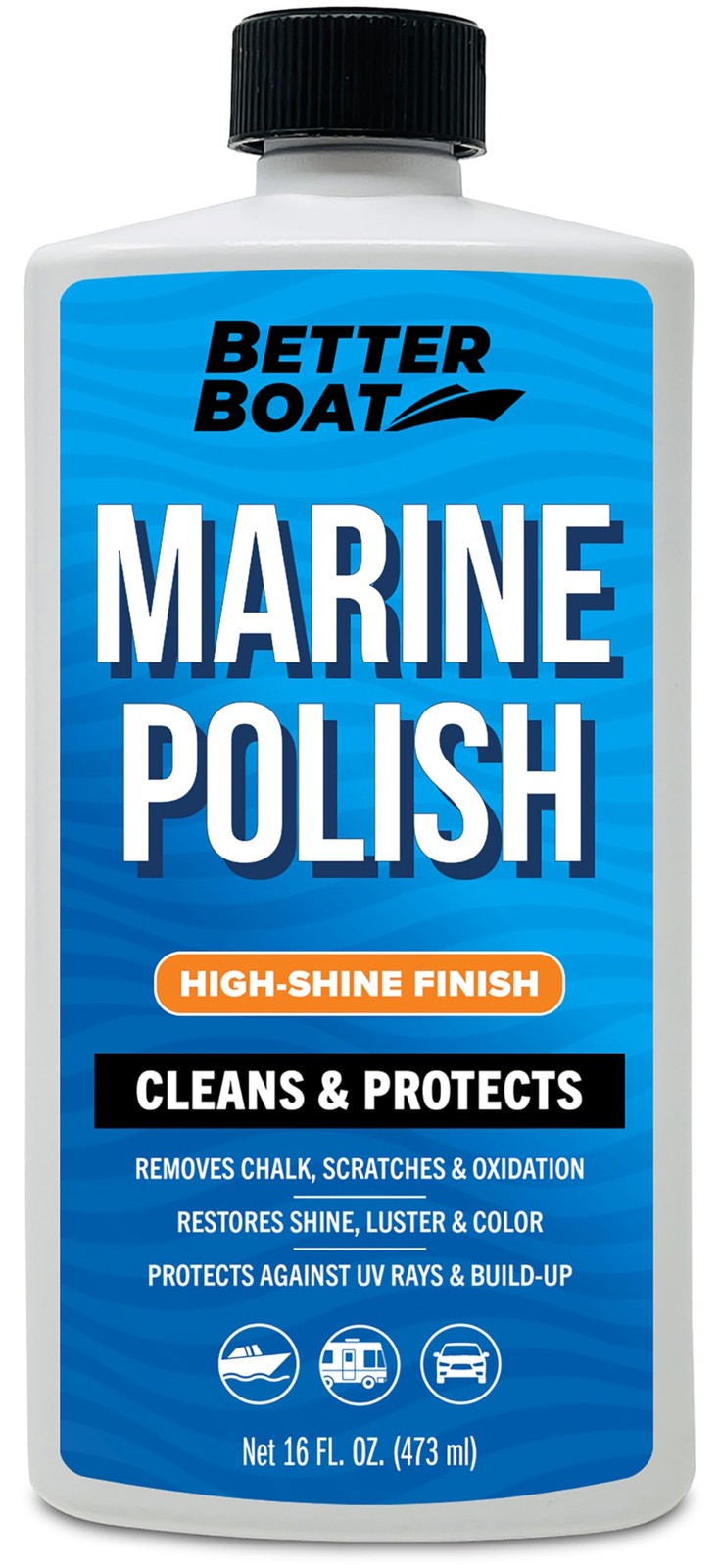 Boat Cleaner Wax and Marine Polish, High-Gloss Gel Coat Rest