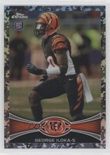 2012 Topps Chrome Military Refractor 90/499 George Iloka #205 1c6