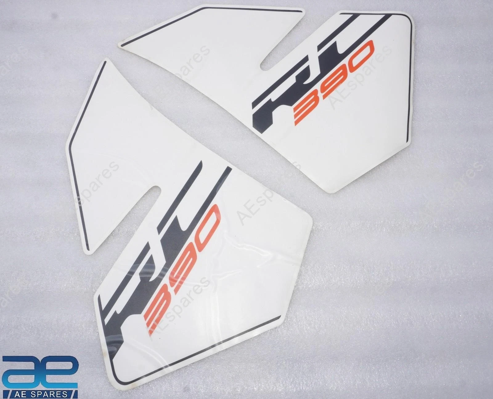 Full Graphics Decals Sticker Kit Black White Compatible With KTM RC 390 2017 view 2