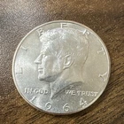 1964 Kennedy Half Dollar 50C US Coin Fine Uncertified 90% Silver