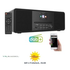 VR-Radio Stereo-Internetradio mit CD-Player, DAB+/FM & Bluetooth, 40 W, schwarz