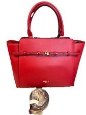 BESSIE DEEP RED NEW SEASONS TOTE. CLASSIC STYLE AWESOME QUALITY PLAIN SUPERIOR 