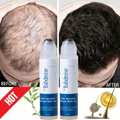 #ad Be Bodywise Hair Growth Serum Roll On 25ml 3% Rosemary Reduces Hair Fall $5.99