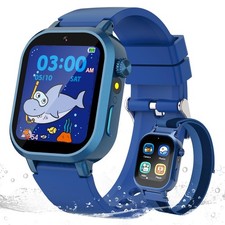 Kids Waterproof Smart Watch Boys Gift Age 3-12 with 39 Game HD Touch Screen M...