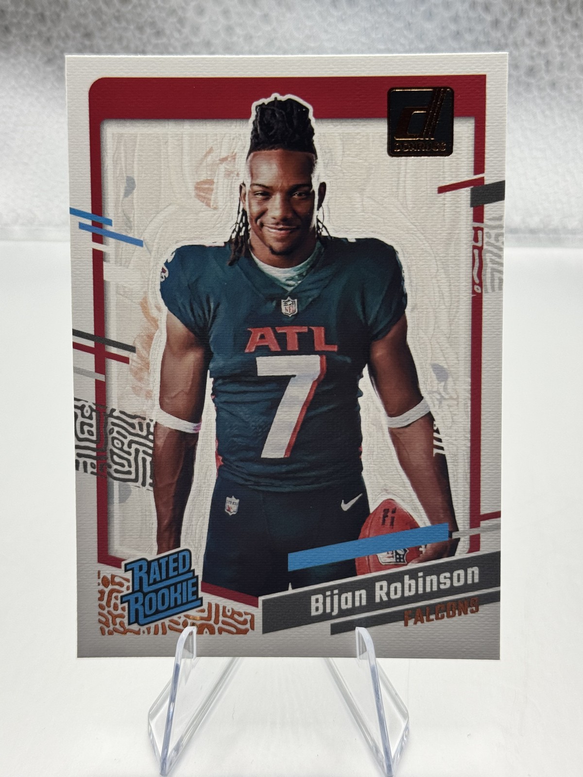 2023 Bijan Robinson #305 Canvas (RC) Panini Donruss - Rated Rookie