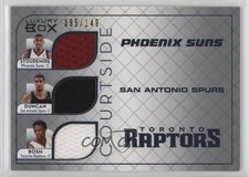 2007-08 Luxury Box Courtside Triple Relics Amare Stoudemire Tim Duncan HOF 11sh