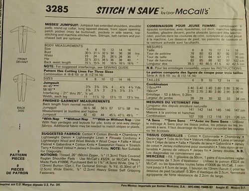 Monos y pantalones con patrones de costura clásicos reales de colección - ¡Tú eliges! Lote #26 - Imagen 24 de 49
