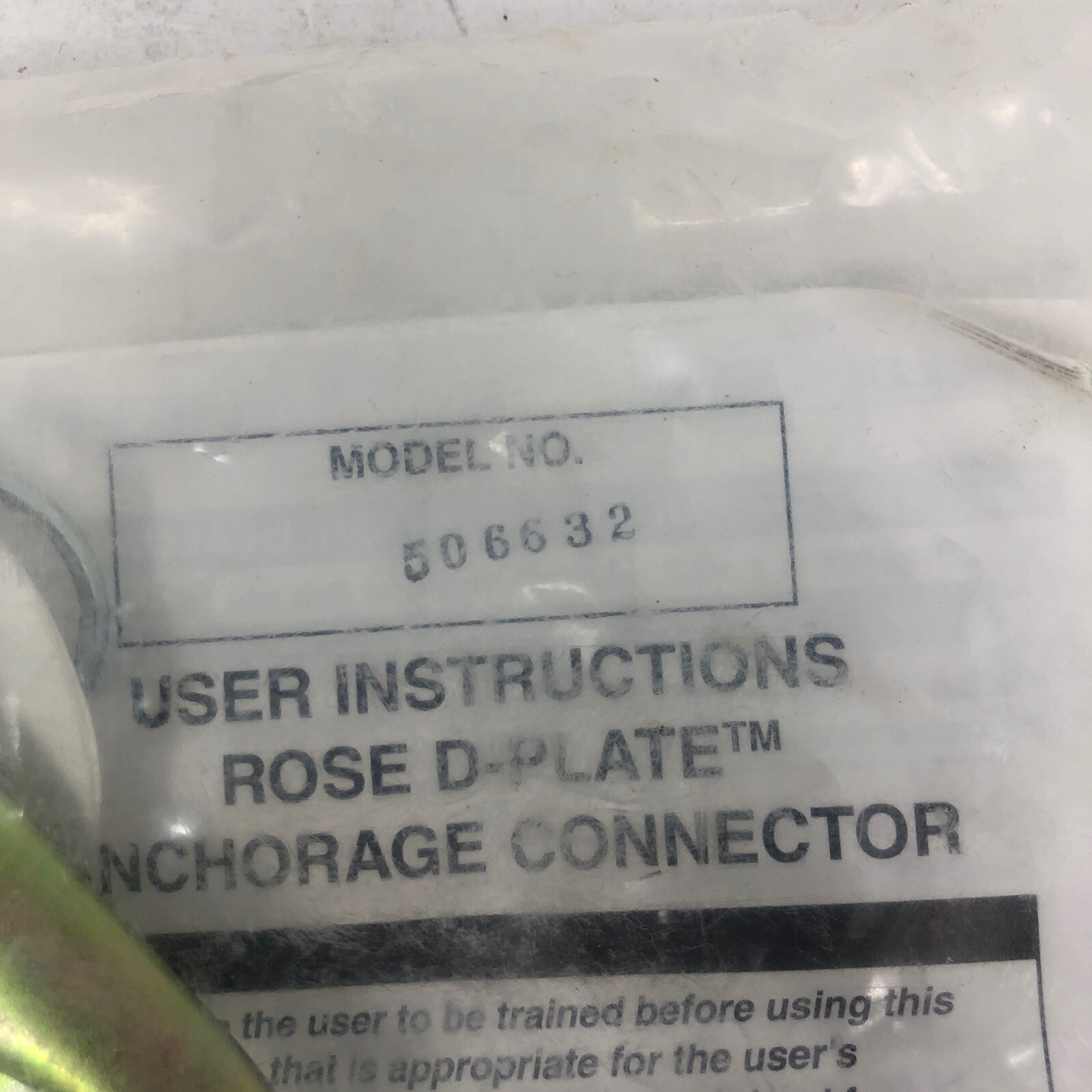 Rose 506632 Eyebolt D-Ring Anchor,Permanent | eBay