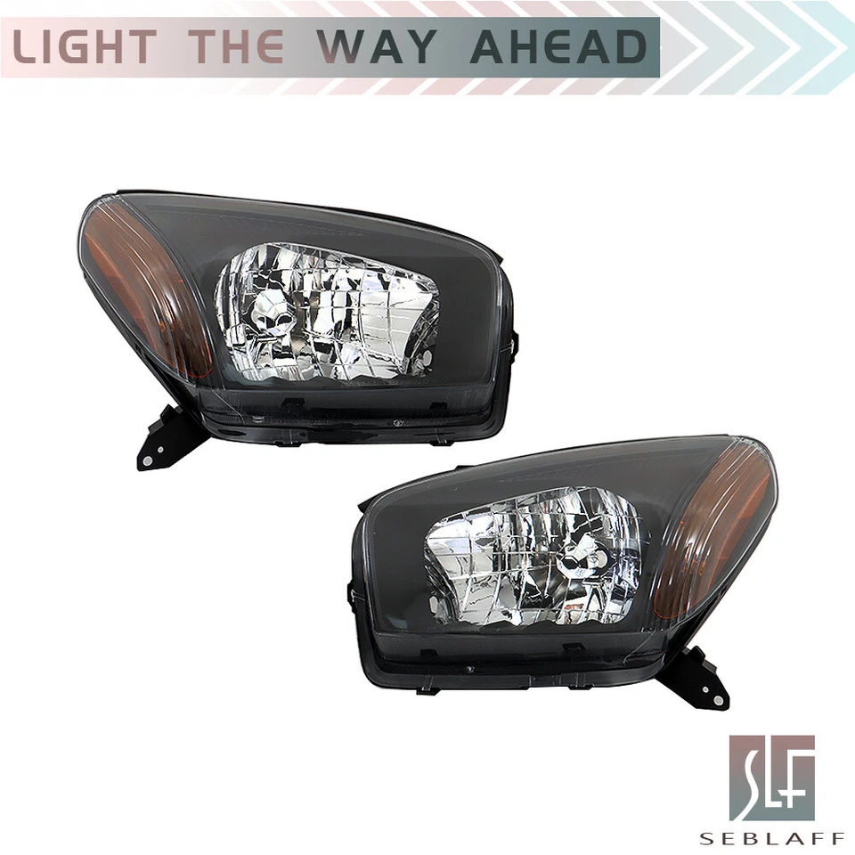 Faros Assemlby edición negra aptos para Toyota RAV4 RAV-4 2001-2003 Foto 3 de 4