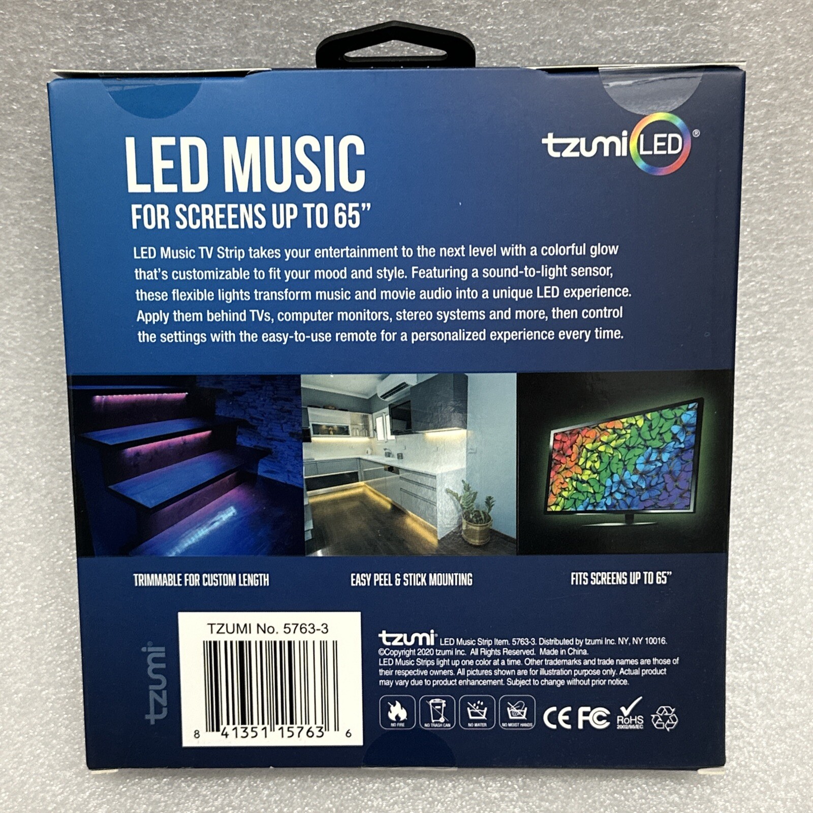 Monster Illumination SoundActivated LED 6.5 ft. Light Strip with