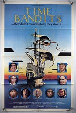 TIME BANDITS Movie Poster (VeryFine) One Sheet 1981 Sci-Fi Sean Connery 22865