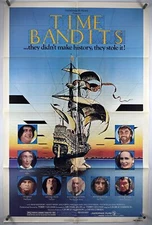 TIME BANDITS Movie Poster (VeryFine) One Sheet 1981 Sci-Fi Sean Connery 22865