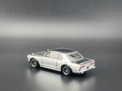 Tarmac Works Nissan 2000 GT-R (KPGC10) Fuji Speed Silver Chrome 1