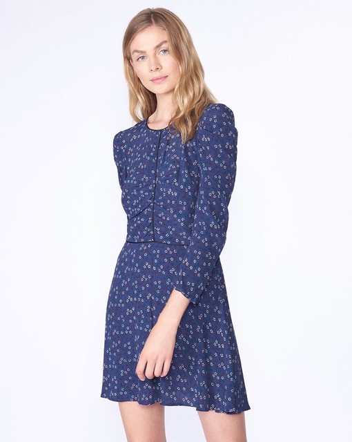 veronica beard polka dot dress