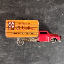 Vintage EL CAPITAN Friction Tin Toy Japan Santa Fe