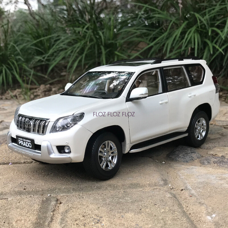 1:18 for TOYOTA for Land Cruiser for Prado LC150 SUV White Seat