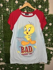 Vintage Classic Looney Tunes Collection Tweety Sleepwear T-Shirt S/M Multicolor