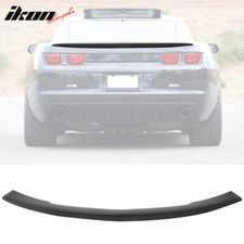 Fits 10-13 Chevrolet Camaro Oe Style Trunk Spoiler Rear Wing Matte Black Abs