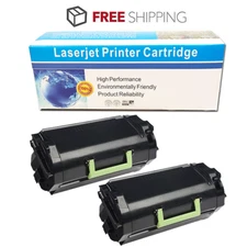 2 PK 52D1000 Toner For Lexmark MS810DN MS811DN MS812DN MS810de MS811n 6K Pages
