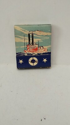 Vintage Matchbook Cover - Colgate Studio Sailing Romance of Ships Galleon  FULL