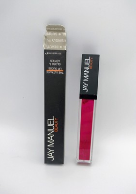 Jay Manuel Lip Gloss Guilt Deep Fuschia Tint Makeup Bold Party Lipgloss Barbie 2