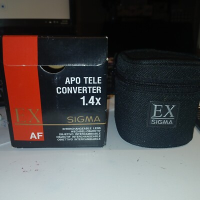FAST SALE! MINT Sigma APO 1.4x Teleconverter for Canon AF DSLR