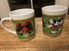 New Set Disney Christmas Mickey & Minnie Ceramic Mug Set Of 2 Holiday Kisses — photo 7