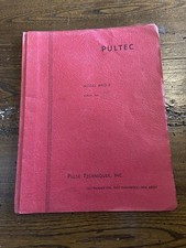 Pultec MEQ-5 Original 1960s Manual. Good Condition.