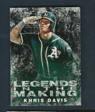 2018 Topps Update Series Legends in the Making BLACK # LITM-17 Khris Davis