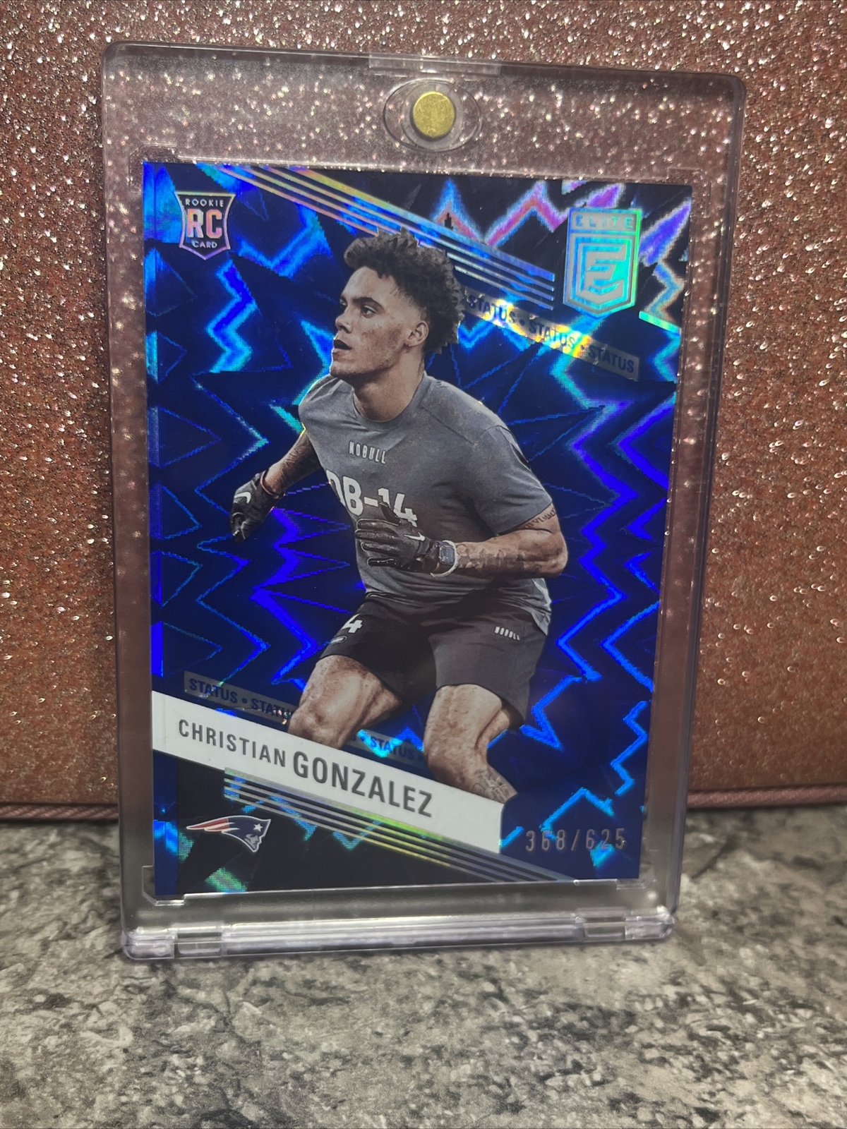 2023 Donruss Elite CHRISTIAN GONZALEZ 📈 Rookie Status Blue Explosion /625 🔥