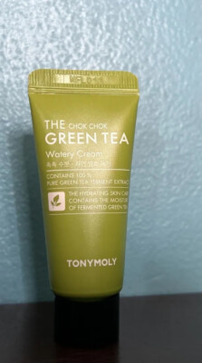 Travel Size TONY MOLY THE CHOK CHOK GREEN TEA WATERY CREAM 0.5oz / 15ml NEW