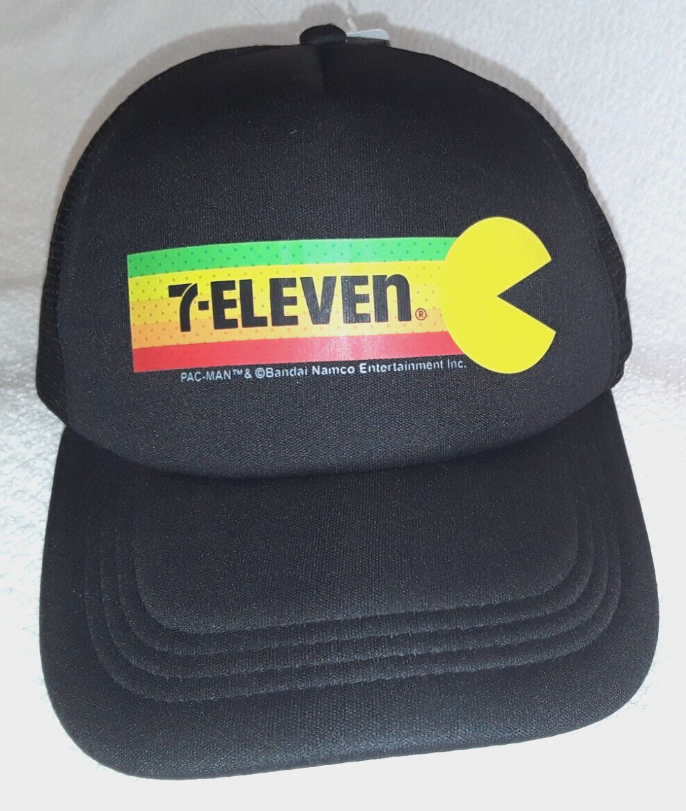 Pac Man 7 Eleven Cap Hat 7-11 Baseball Limited Edition RARE | eBay