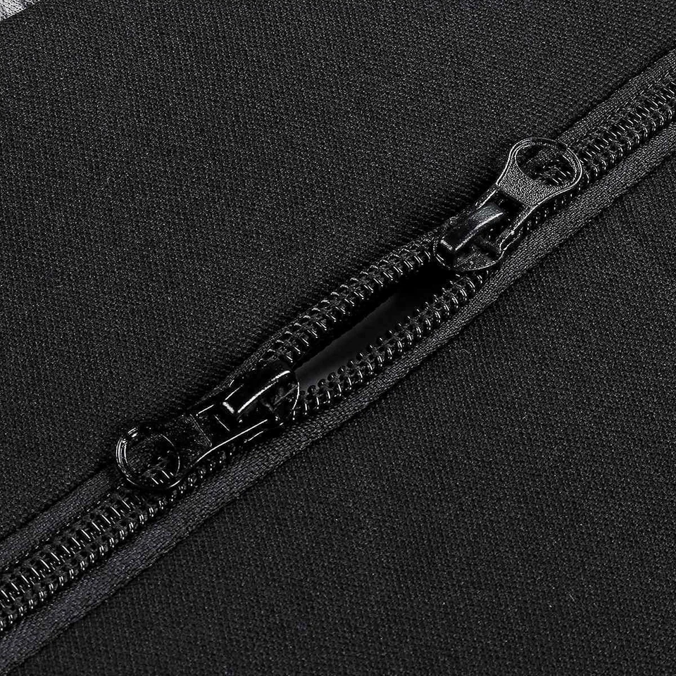 Per Fiat Scudo Ducato Coprisedili 2+1 Grigio e Nero Tessuto 3 Posti Fodere - Immagine 4 di 4