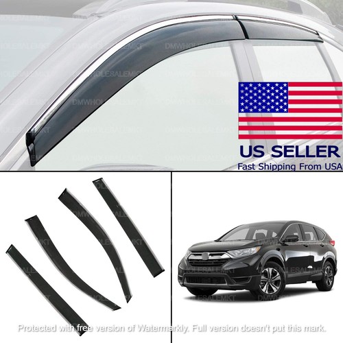 Honda CRV 2017 2022 Window Visors Vent Rain Wind Guard Shield w