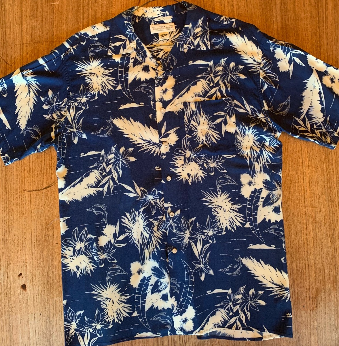 トップス 60s vintage rayon ALOHA shirt Vintage National Issue Rayon Hawaiian Aloha shirt large