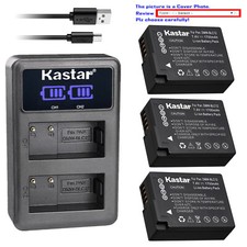 Kastar Battery LCD Dual Charger for Panasonic DMW-BLC12  Panasonic Lumix DMC-G5