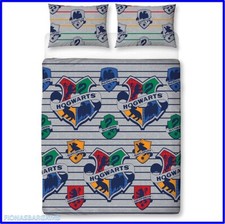 Image of Brand New Harry Potter Reversible Design Double Duvet & Pillowcase Set * NEW *