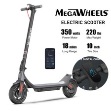 350W Motor Electric Scooter 30Km Long Range 10'' Tires Folding E-Scooter W/ APP