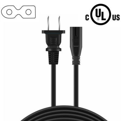 5ft UL 2-Prong AC Power Cord Cable for Pfaff 2036 2046 2040 2044 2054 Expression