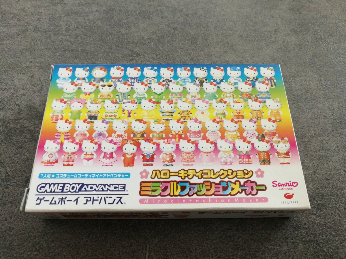 HELLO KITTY MIRACLE FASHION MAKER NEW GBA GAME BOY ADVANCE GAMEBOY 
