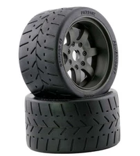 Powerhobby 1/8 Gripper 54/100 Belted Mounted Tires 17mm Grey Wheels