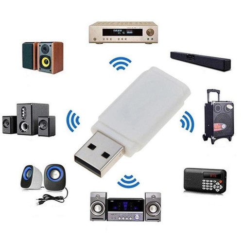 USB Bluetooth 5.0 Wireless Audio Music Stereo Adapter D9T9 Receive K7R1- - Afbeelding 15 van 21