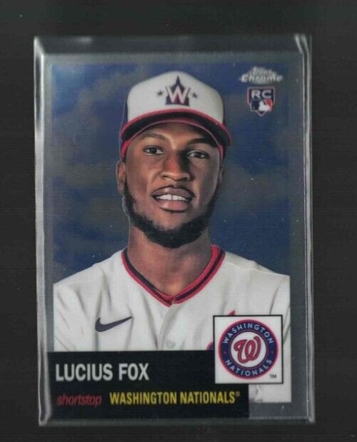 2022 Topps Chrome Platinum Anniversary #476 Lucius Fox Washington Nationals