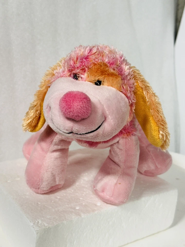 GANZ Webkinz Pink Punch Cheeky Dog Puppy Plush Stuffed Animal HM495 NO CODE 10” - Image 2 of 4