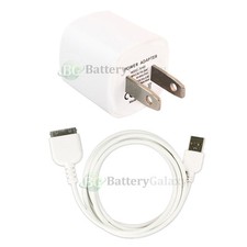 HOT USB Home Wall Charger Cable Data Sync Cord for Apple iPod 2G 3G 4G 5G 6G 7G