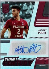 2022 Panini Chronicles #TTC-APO Anthony Polite Turn of the Century Auto Pink