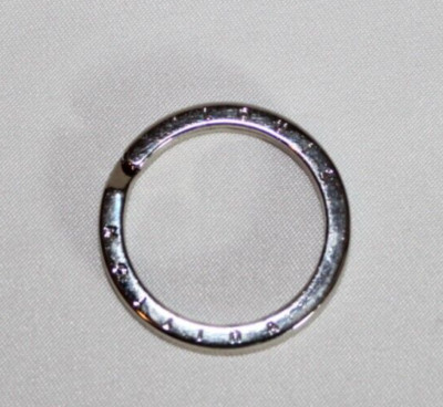 LOUIS VUITTON KEY RING KEYRING 1 INCH DIAMETER 100% AUTHENTIC!